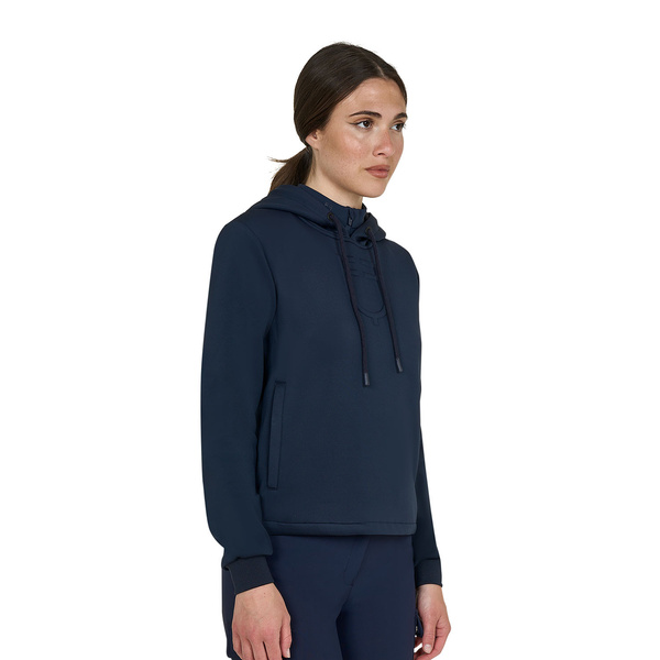 Bluza damska z kapturem Equestro Cut Out Hoodie