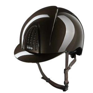 Kask jeździecki KEP Italia Smart Nova Polish Brown