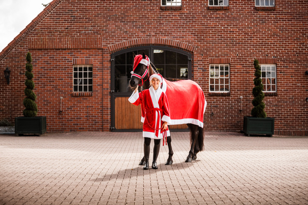 Czapka świąteczna dla konia Horze Christmas Horse Cap