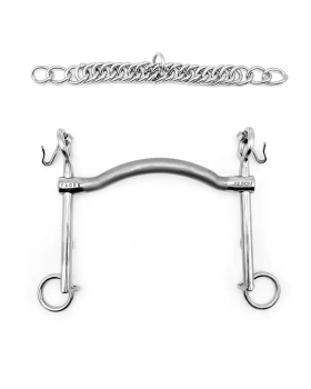 Munsztuk FAGER Charles Titanium  - sztanga z portem językowym