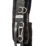 Pas do lonżowania podszyty futrem Kavalkade