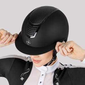Kask jeździecki z szerokim daszkiem Fair Play Quantinum 2.0 Carbon