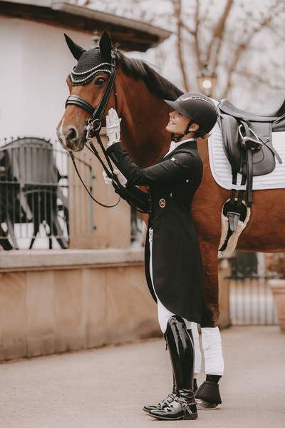Nauszniki klasyczne Kentucky Horsewear Wellington Big Stone&Pearl