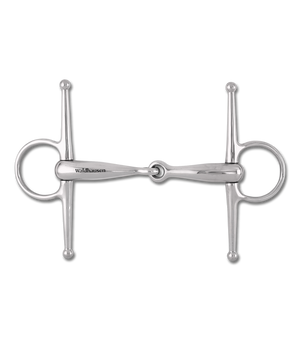 Wędzidło z wąsami Waldhausen Solid - pojedynczo łamane