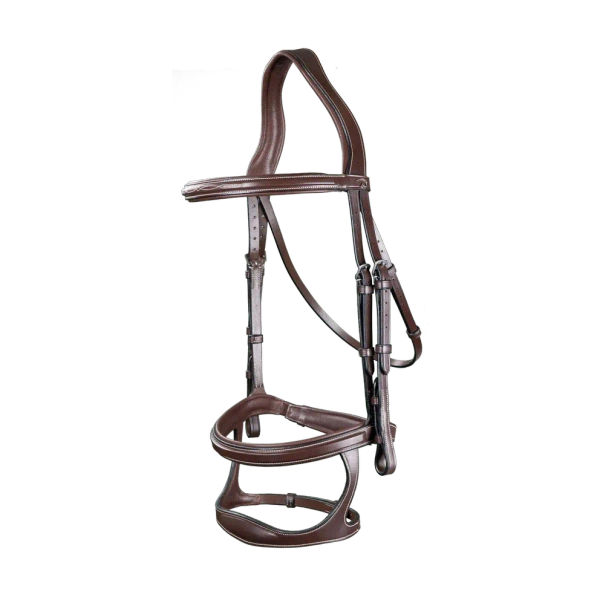 Ogłowie z podwójnym nachrapnikiem Dy'on US Collection USAAAH