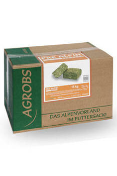 Siano i zioła w formie sprasowanych kostek AGROBS PreAlpin Compact 15 kg
