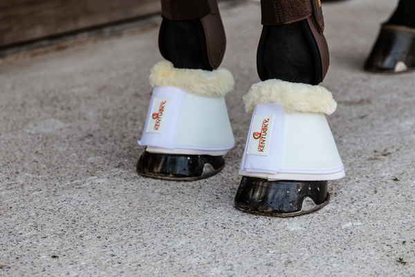 Kaloszki z futrem Kentucky Horsewear Sheepskin Leather