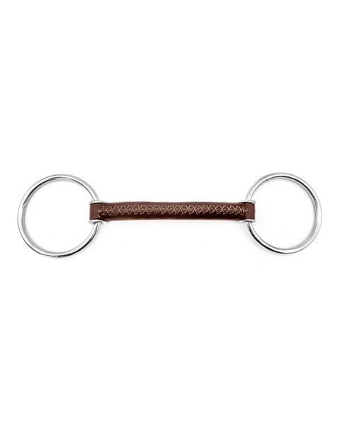 Wędzidło zwykłe FAGER Adam - skórzana sztanga