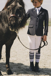 Chłopięce bryczesy jeździeckie z kolanowym lejem silikonowym Kentucky Ridingwear Mexico City