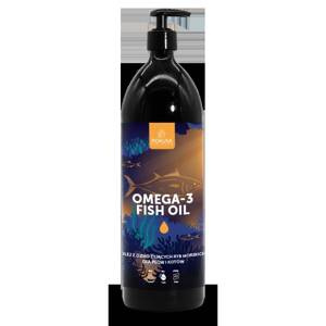Olej dla psów i kotów z dziko żyjących ryb morskich Pokusa Omega-3 Fish Oil