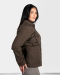 Damska kurtka jeździecka w stylu Harrington z wełnianą strukturą Fager Frida Harrington Jacket