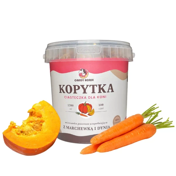 Kopytka dynia z marchewką Candy Horse