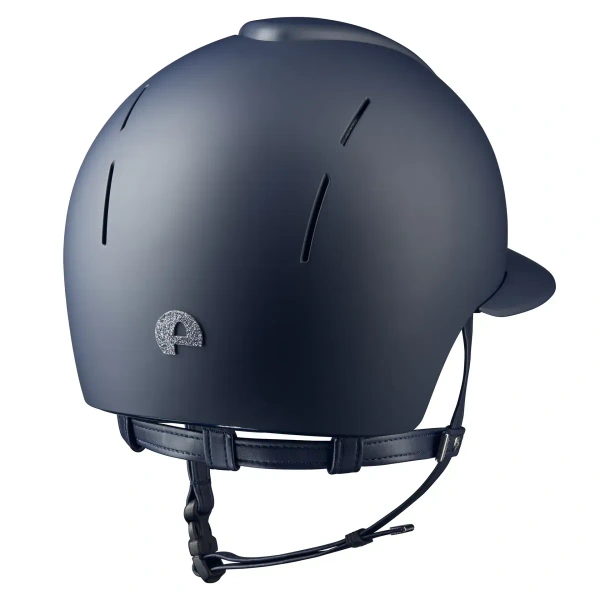 Kask jeździecki z szerokim daszkiem KEP Italia Smart Nova Textile Star Silver