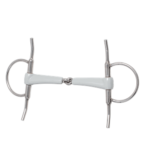 Wędzidło oliwkowe z wąsami Beris - pojedynczo łamane