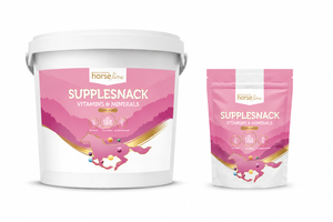 Smakołyki dla koni witaminowo-mineralne z kolagenem HorseLinePRO SuppleSnack 