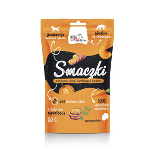 Smaczki dla psa z indykiem, dynią i marchewką Syta Micha