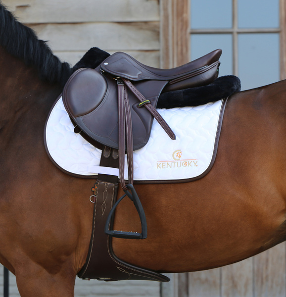 Podkładka pod siodło Kentucky Horsewear Sheepskin Half Pad Anatomic Absorb