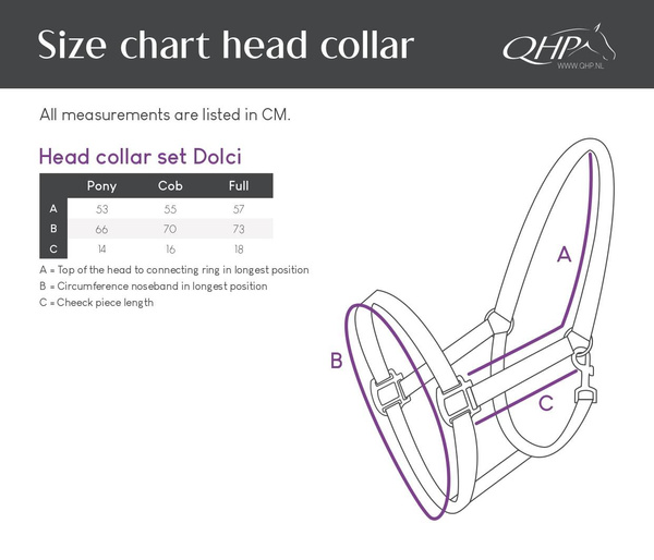 Kantar z uwiązem QHP Dolci