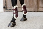 Ochraniacze przednie z futrem Kentucky Horsewear Bamboo Elastic