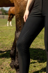 Damskie legginsy jeździeckie z pełnym lejem silikonowym Kentucky Ridingwear Riding Legging Classic