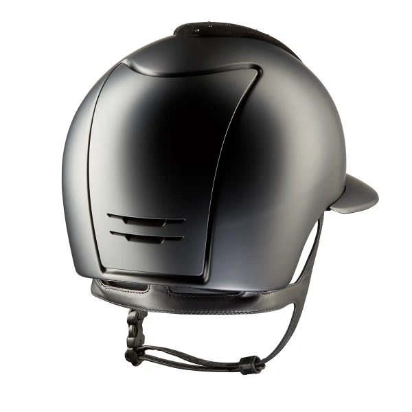 Kask jeździecki KEP Italia Cromo 2.0 Black Textile Goccia