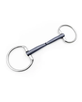 Wędzidło oliwkowe FAGER Laura Titanium - pojedynczo łamane