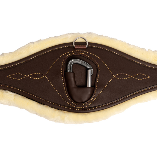 Popręg anatomiczny z futrem Kentucky Horsewear Sheepskin Anatomic Girth