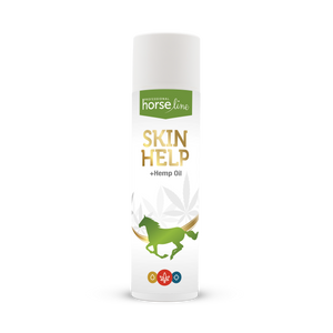 Krem z olejem konopnym i beta glukanem do skóry dla koni Horseline Skin Help