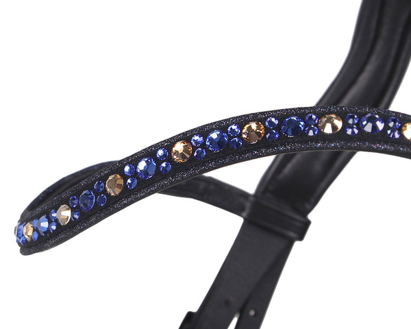 Ogłowie anatomiczne z nachrapnikiem szwedzkim QHP Orlando