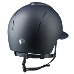 Kask jeździecki z szerokim daszkiem KEP Italia Smart Nova Textile Blue