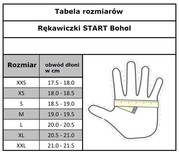 Rękawiczki START Bohol
