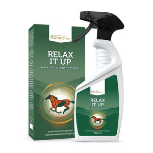 Wcierka rozgrzewająca w spray'u Horseline Relax It Up