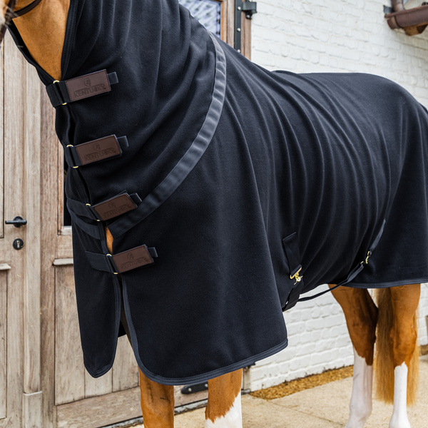 Derka polarowa z kapturem Kentucky Horsewear Fleece Rug with Neck