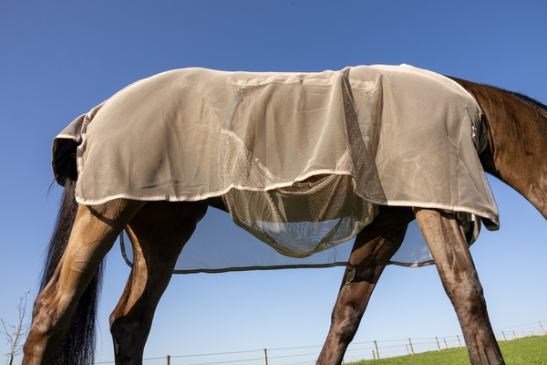 Derka siatkowa przeciw owadom z klapą na brzuch Kentucky Horsewear Fly Rug with Belly Cover Comfort