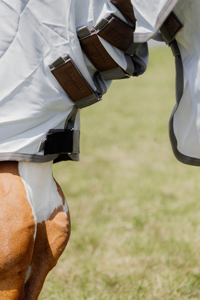 Derka siatkowa przeciw owadom z kapturem dla koni z egzemą Kentucky Horsewear Eczema Rug