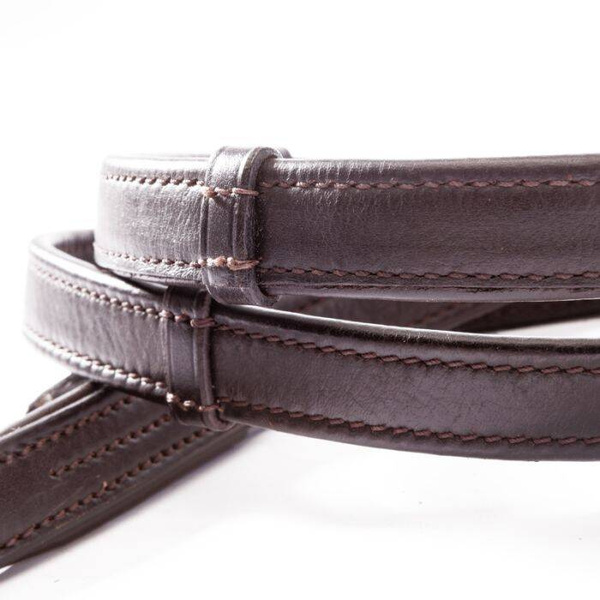 Wodze skórzane ze stoperami Kavalkade Florina - szerokość 16 mm