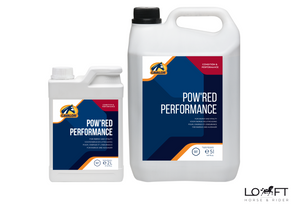Suplement witaminowy dostarczający energii koniom sportowym Cavalor Pow’Red Performance