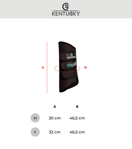 Ochraniacze crossowe z futrem Kentucky Horsewear Eventing Boots 3D Air Flow Skin Friendly - tylne