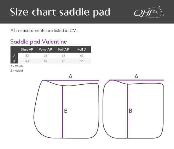 Czaprak wszechstronny QHP Valentine
