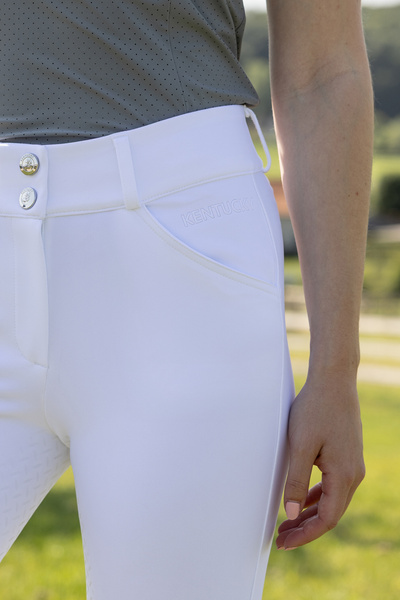 Damskie legginsy jeździeckie z pełnym lejem silikonowym Kentucky Ridingwear Riding Legging Classic