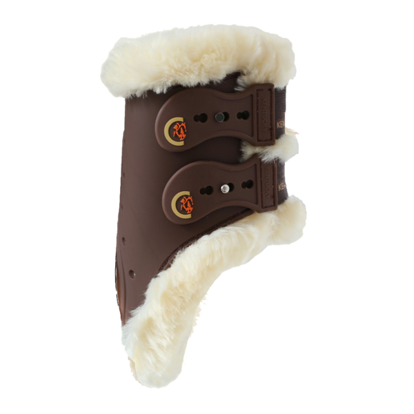 Ochraniacze tylne z futrem Kentucky Horsewear Sheepskin Elastic