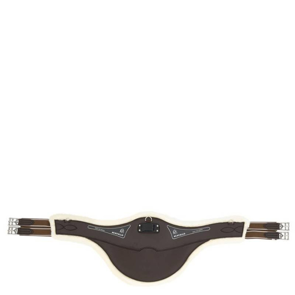 Popręg z fartuchem i futrem Acavallo Comfort Gel Eco Wool