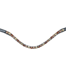 Ogłowie anatomiczne z nachrapnikiem szwedzkim Waldhausen X-Line Goldheart