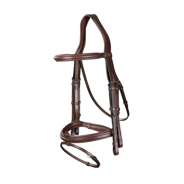 Ogłowie munsztukowe z nachrapnikiem angielskim Dy'on New English Collection NELAAA