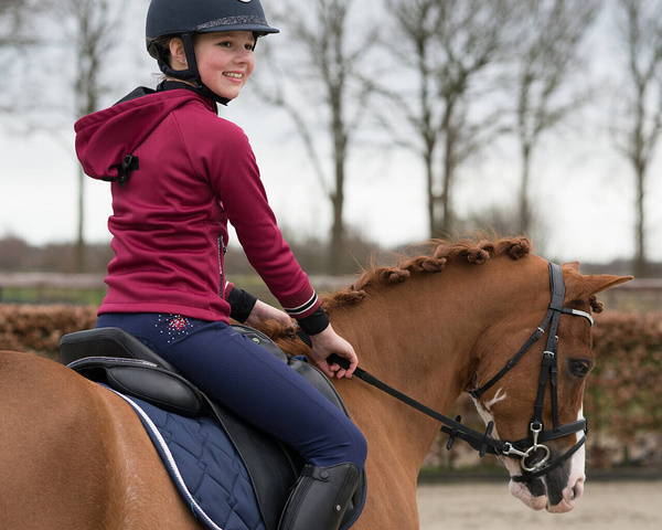 Ozdoba na tylny łęk siodła QHP Brittany