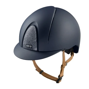Kask jeździecki KEP Italia Smart Nova Textile Blue/Beige Star Blue