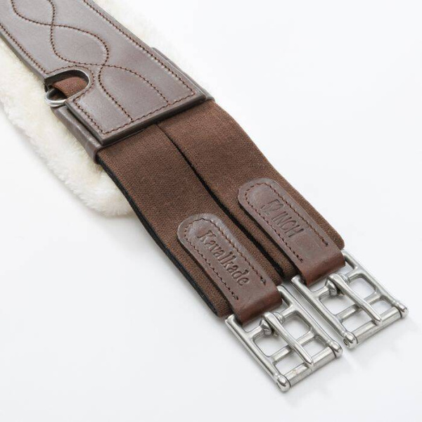 Popręg anatomiczny z futrem Kavalkade Foster Casper