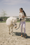 Dziewczęce legginsy jeździeckie z kolanowym lejem silikonowym Kentucky Ridingwear Miami