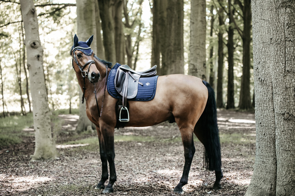 Nauszniki klasyczne Kentucky Horsewear Wellington Stone & Pearl