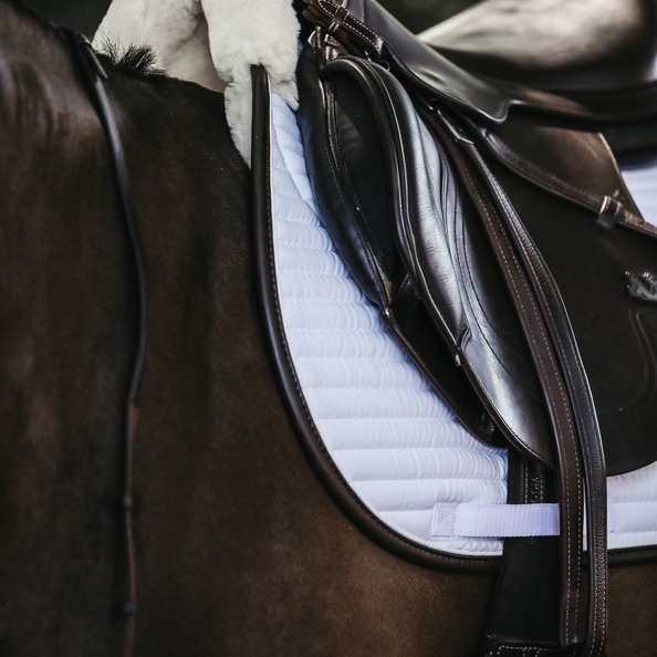 Czaprak skokowy Kentucky Horsewear Skin Friendly - biały